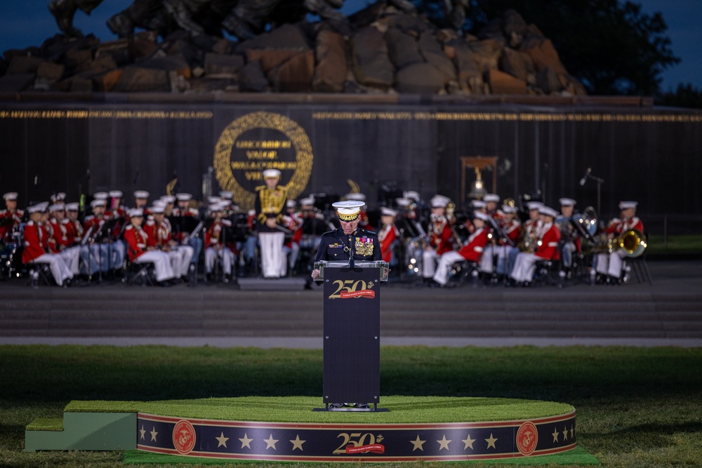 Marines Celebrate 250th Anniversary at the Marine Corps War Memorial