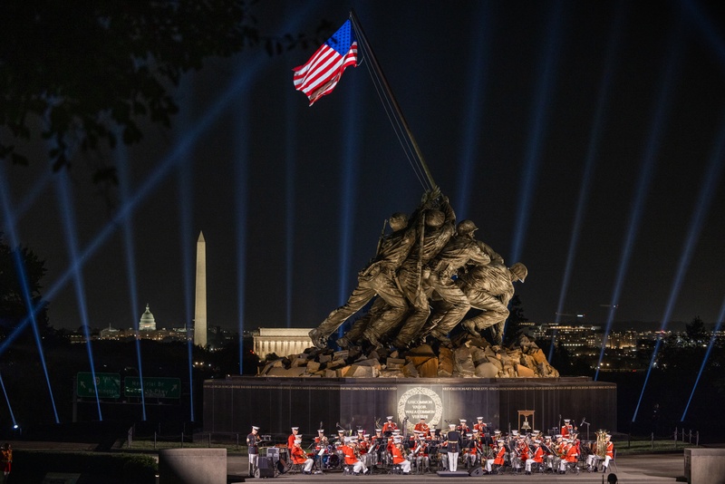 Marines Celebrate 250th Anniversary at the Marine Corps War Memorial