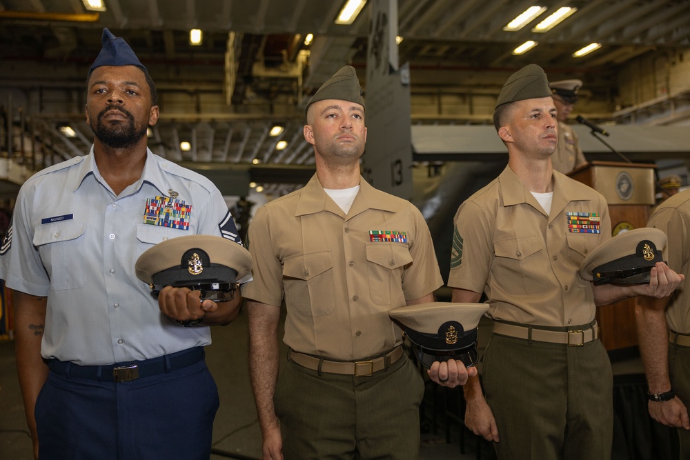 FY26 Chief Pinning Ceremony on board Iwo Jima (LHD 7)