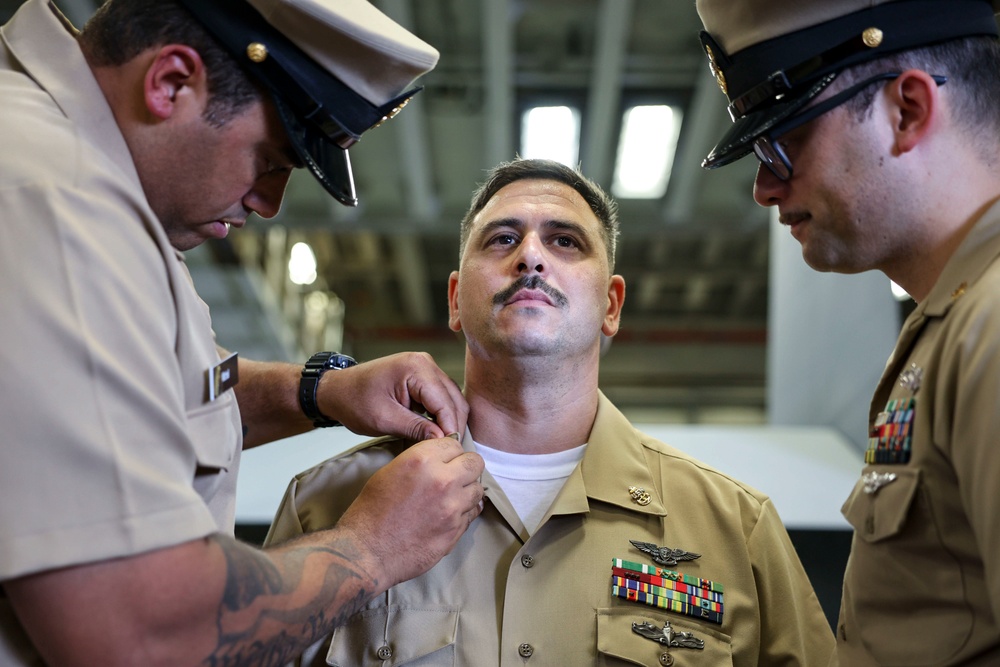 FY26 Chief Pinning Ceremony on board Iwo Jima (LHD 7)