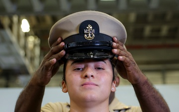 Enlisted to Officer: USS Iwo Jima’s Newest Mustangs