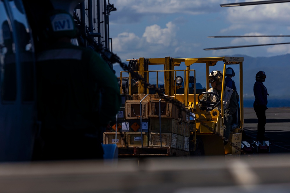 USS Iwo Jima Conducts Flight Operations