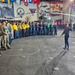 USS George H.W. Bush hosts Secretary of War Pete Hegseth and Secretary of the Navy  John Phelan during the Titans of the Sea Presidential Review celebrating the Navy's 250th birthday.