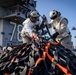USS Gerald R. Ford (CVN 78) Conducts Replenishment-at-Sea in the Mediterranean Sea