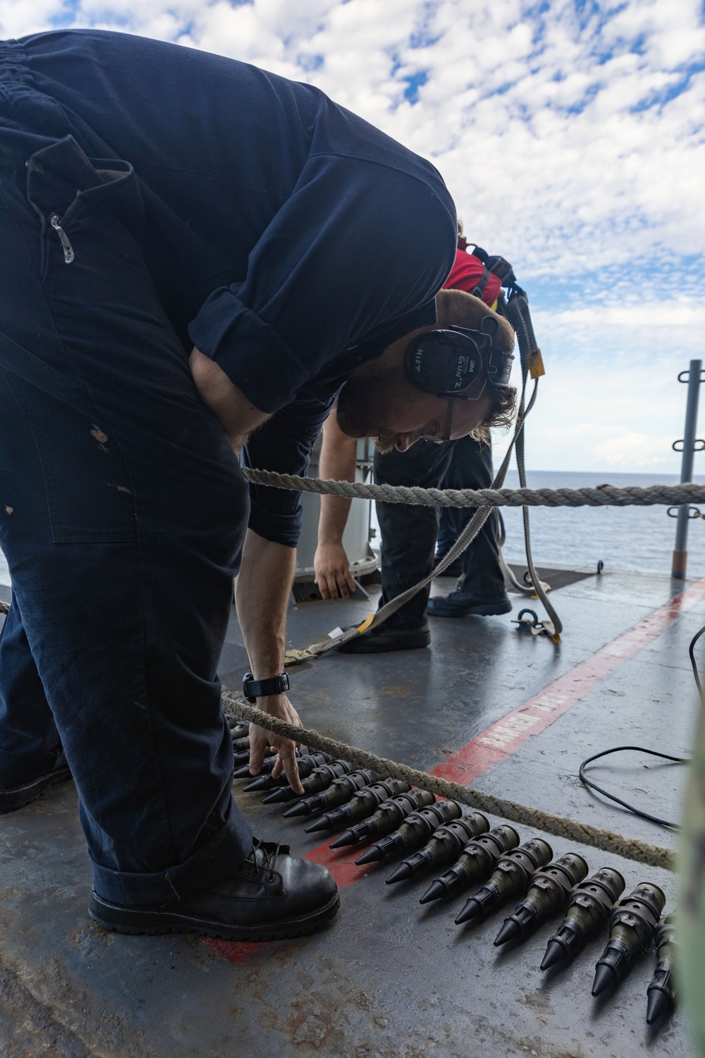 USS Gerald R. Ford (CVN 78) Conducts a Live-Fire Gunnery Exercise