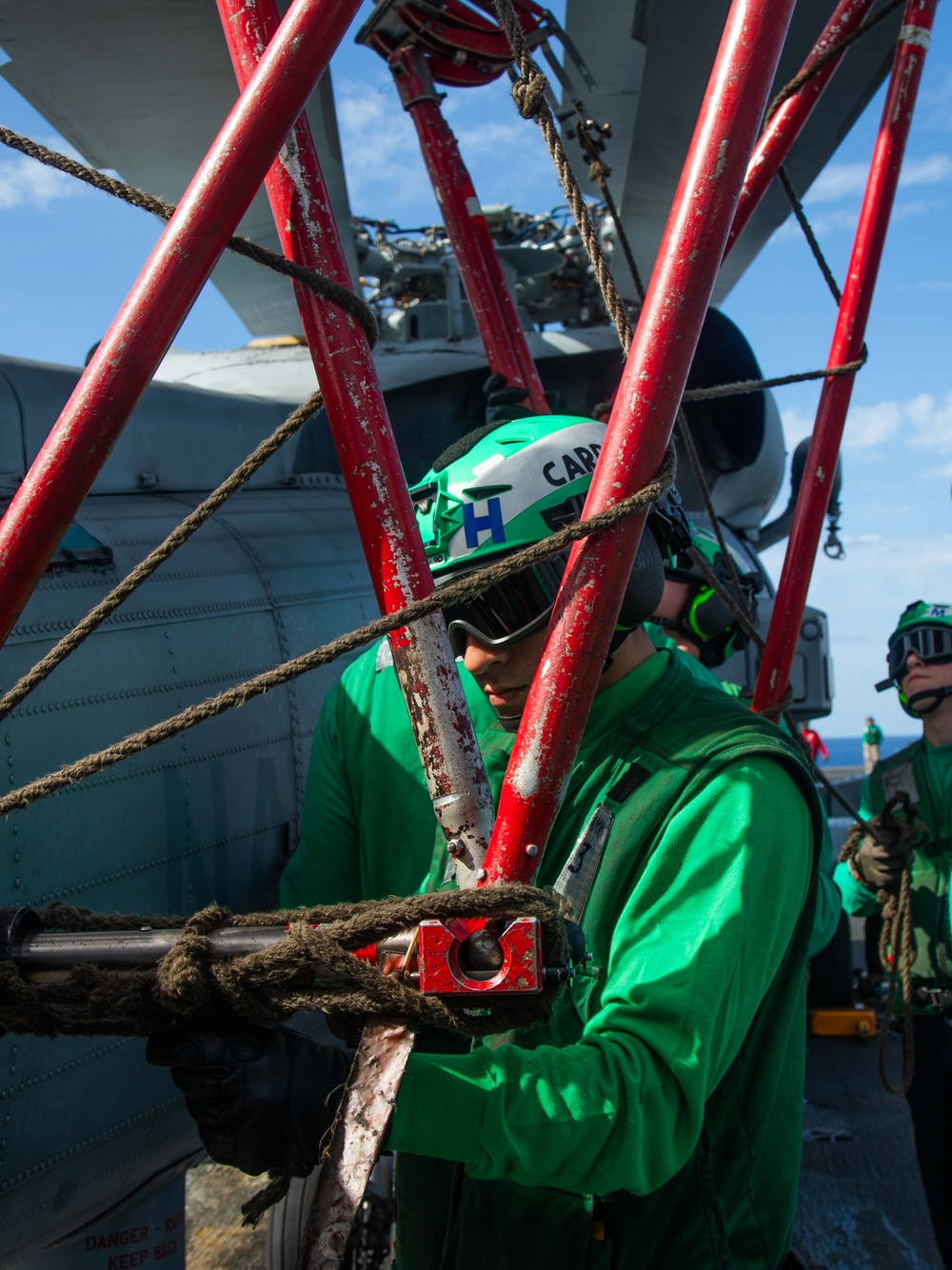 USS Gerald R. Ford (CVN 78) Conducts Helicopter Flight Operations