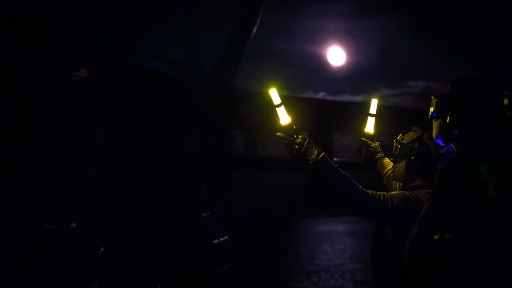 USS Gerald R. Ford (CVN 78) Night Flight Operations