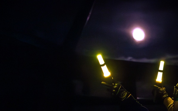 USS Gerald R. Ford (CVN 78) Night Flight Operations