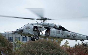 Navy and Marine Corps helicopter squadrons conduct aviation demonstration