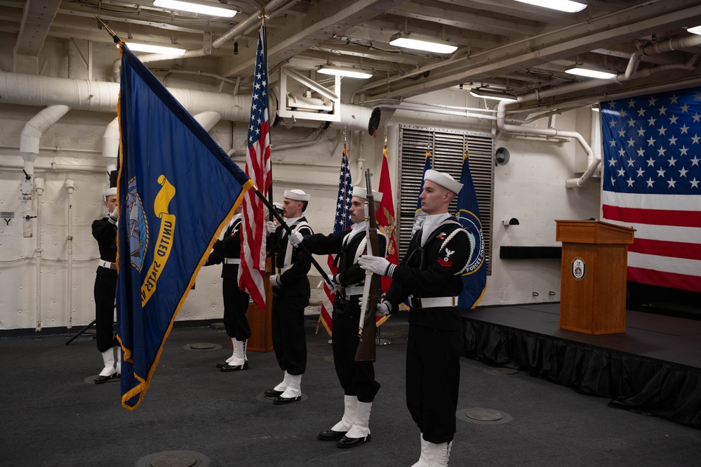 U.S. Navy Band Performs at Admiral's Reception