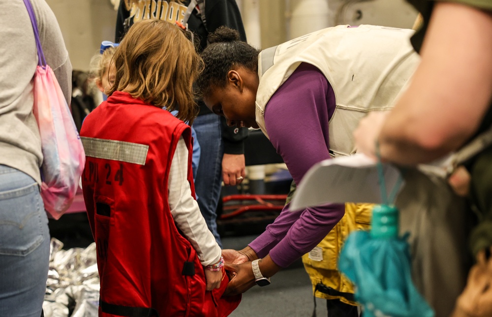 Girl Scouts Tour USS Arlington Girl Scouts Tour USS Arlington
