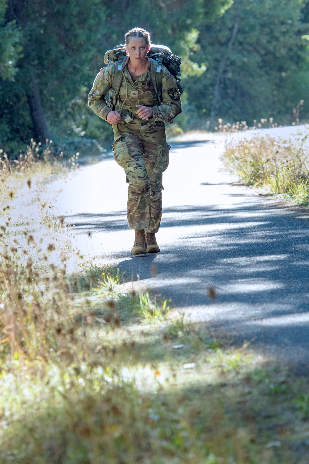 Oregon military members and ROTC students take part in the Norwegian Foot March