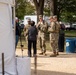 Soldiers provide a presence patrol in the National Mall