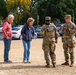 Soldiers provide a presence patrol in the National Mall