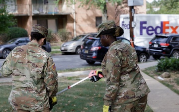 National Guard leaders support beautification efforts