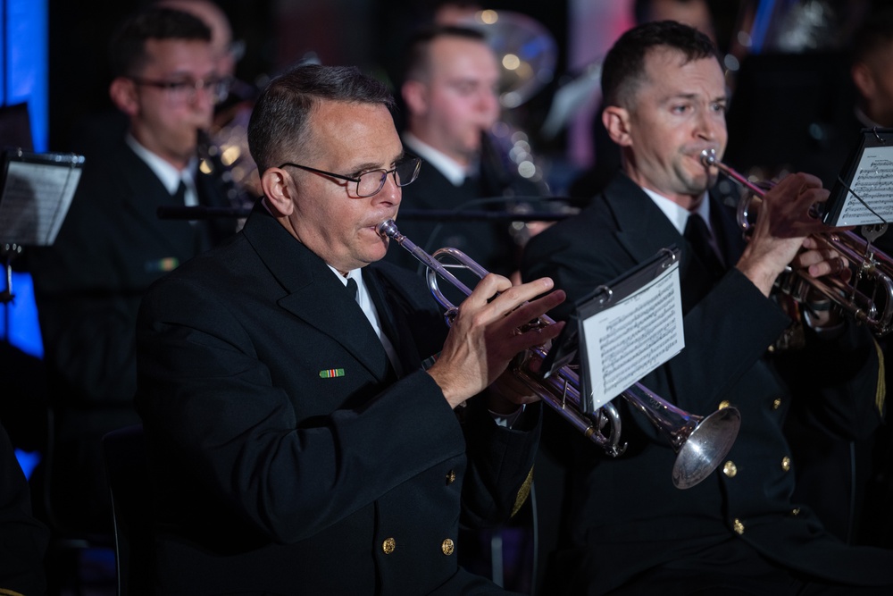 U.S. Navy Ceremonial Band plays at Constitution Hall
