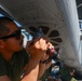 U.S. Marines Conduct Aircraft Maintenance Aboard USS Iwo Jima