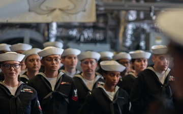 USS Cooperstown (LCS 23) hosts USS Cole (DDG 67) remembrance ceremony