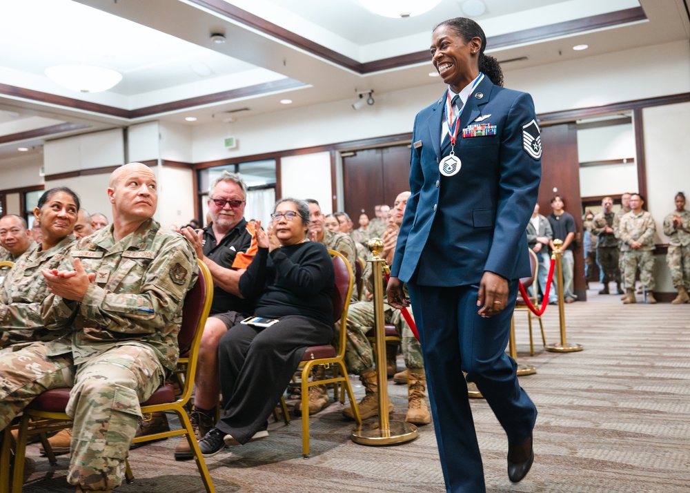 349th Air Mobility Wing NCO and SNCO Induction Ceremony
