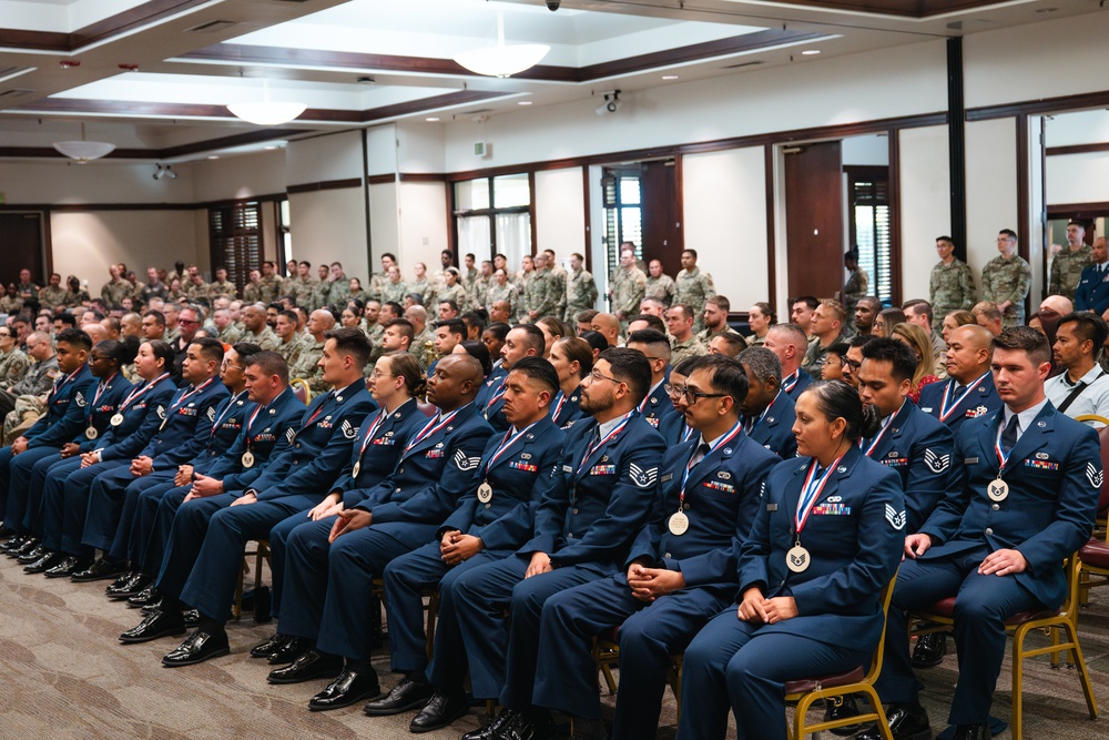 349th Air Mobility Wing NCO and SNCO Induction Ceremony