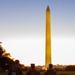Mississippi Army National Guard Soldiers watch the sunset at the Washington Monument