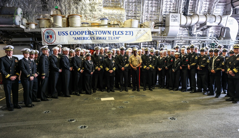 CNO visits USS Cooperstown