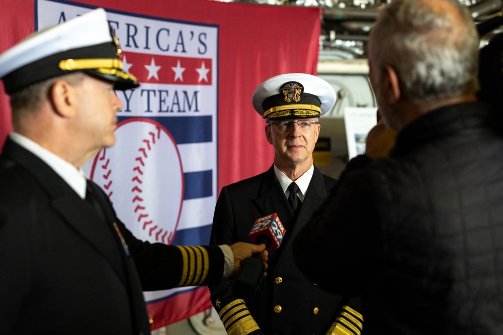 Navy and Marine Corps 250 CNO Visits USS Cooperstown