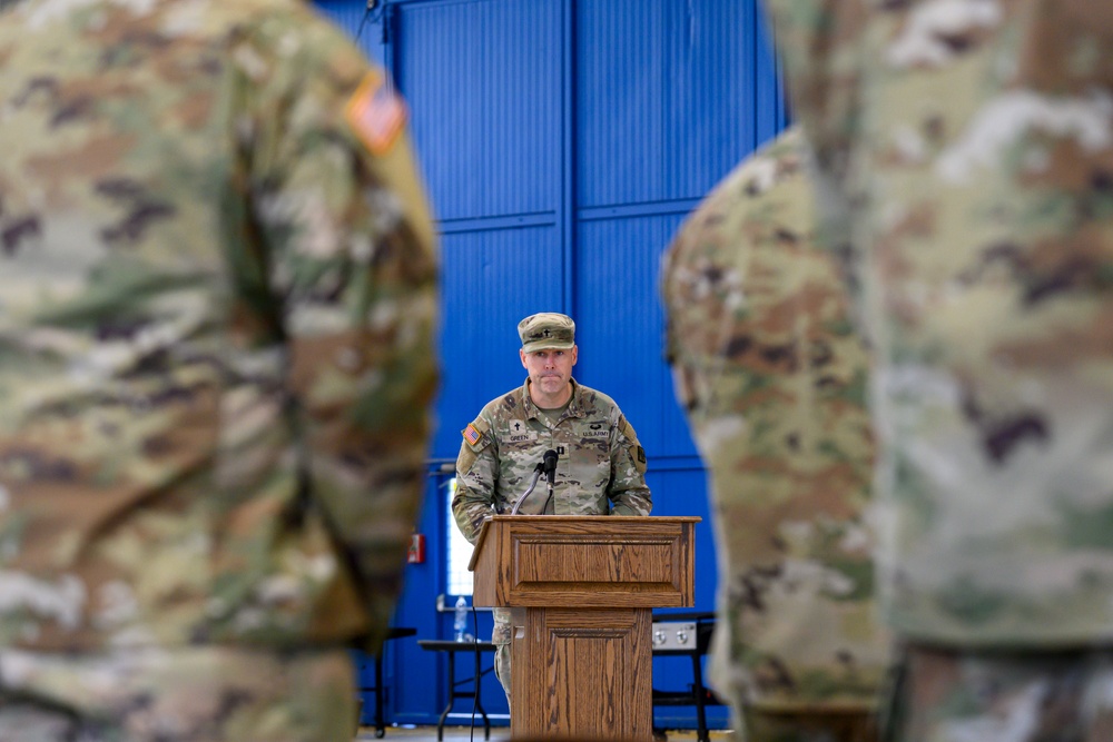 Change of Responsibility Ceremony, HHD, 39th Strat. Sig. Bn.