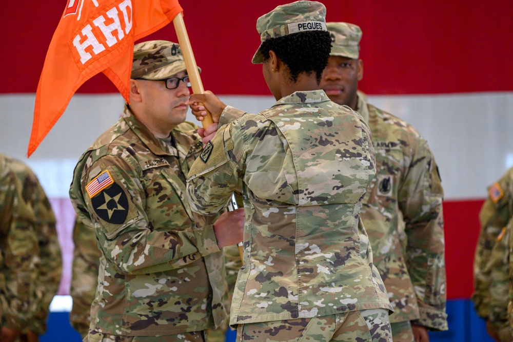 Change of Responsibility Ceremony, HHD, 39th Strat. Sig. Bn.