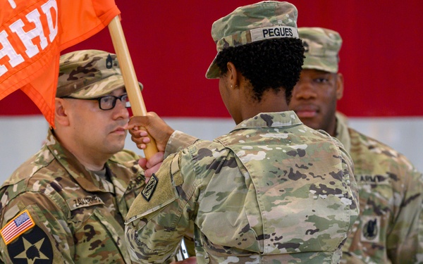 Change of Responsibility Ceremony, HHD, 39th Strat. Sig. Bn.