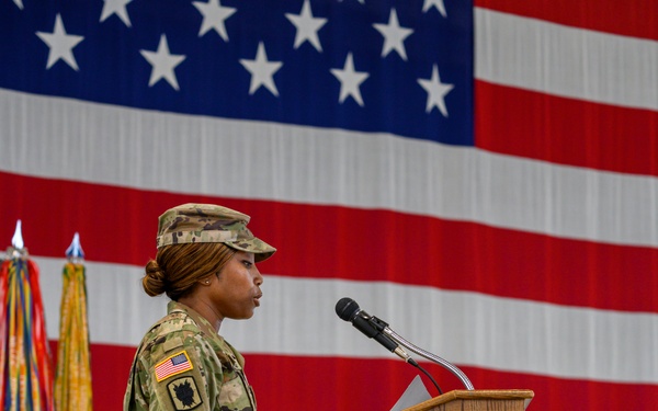 Change of Responsibility Ceremony, HHD, 39th Strat. Sig. Bn.