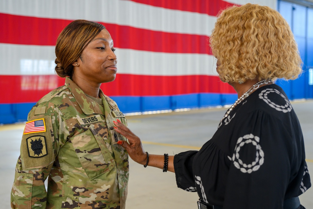 Change of Responsibility ceremony, USANEC-BE