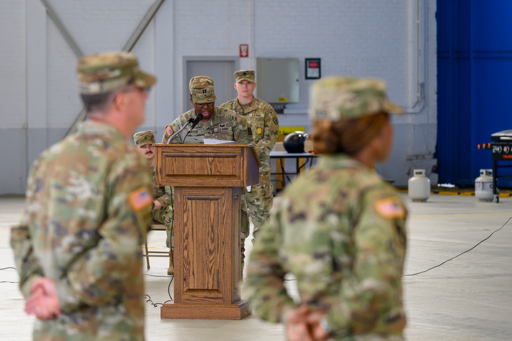 Change of Responsibility ceremony, USANEC-BE