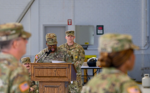 Change of Responsibility ceremony, USANEC-BE