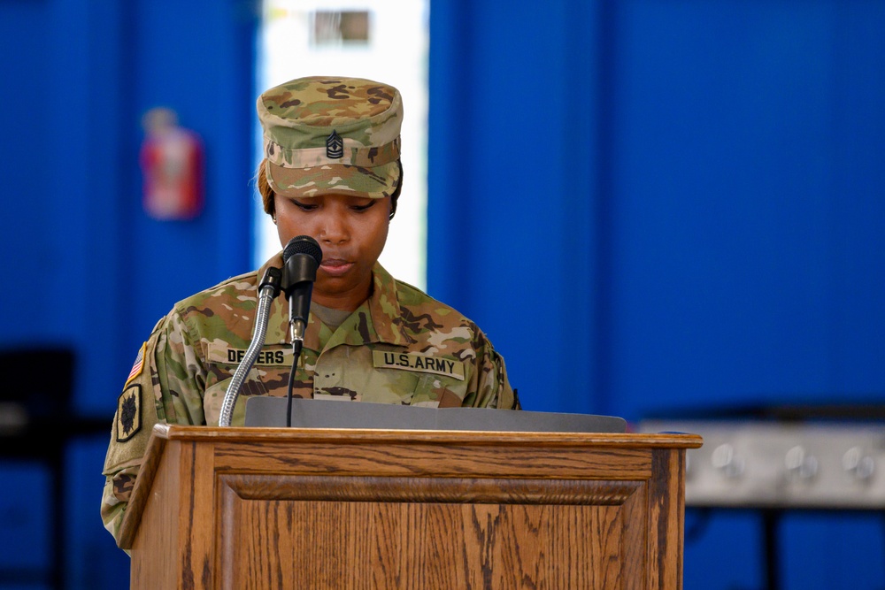 Change of Responsibility ceremony, USANEC-BE