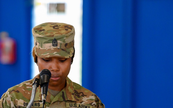 Change of Responsibility ceremony, USANEC-BE