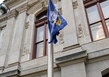 Navy and Marine Corps 250 CNO Delivers Navy Birthday Message at Philadelphia City Hall