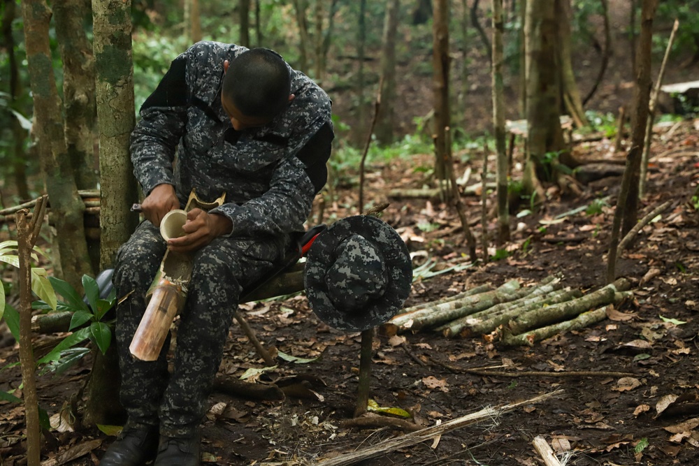 Combined Jungle Operations Course Primitive Fire and Water Filtration