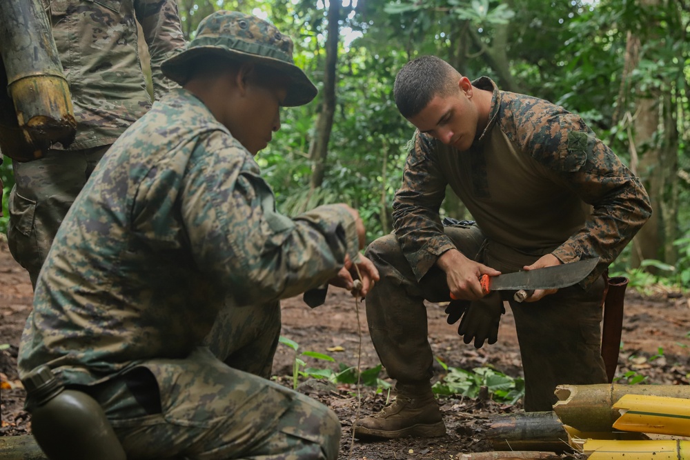 Combined Jungle Operations Course Primitive Fire and Water Filtration