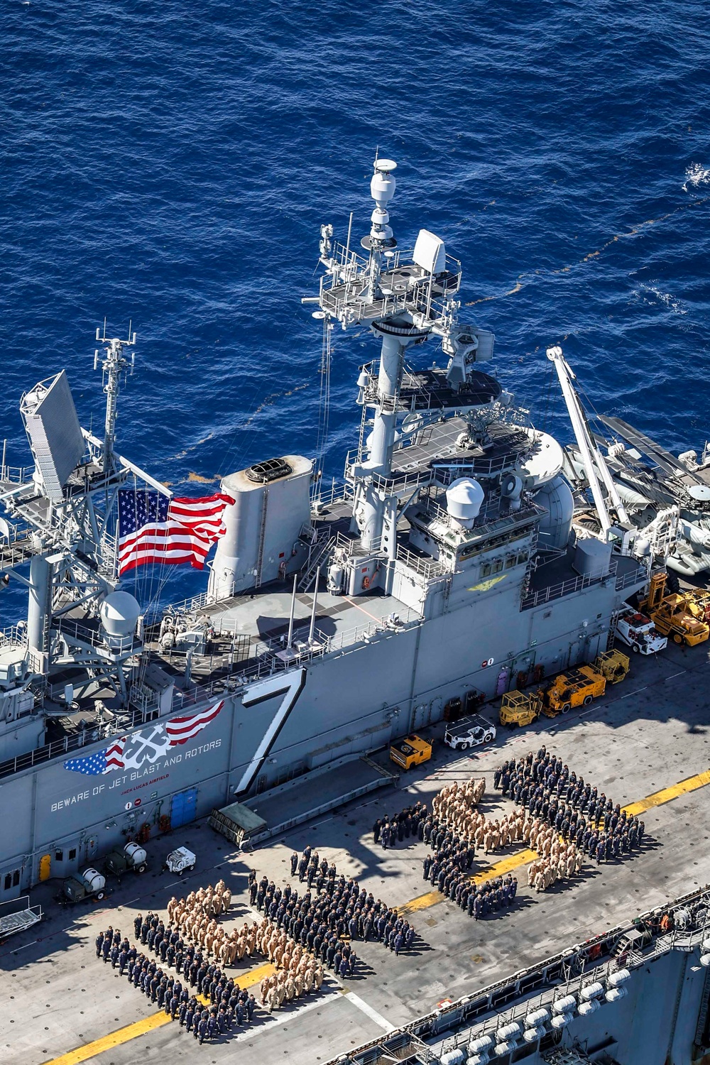USS Iwo Jima Celebrates Navy 250th Birthday USS Iwo Jima Celebrates Navy 250th Birthday