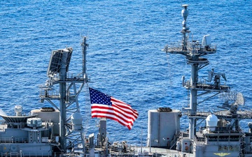 USS Iwo Jima Celebrates Navy 250th Birthday