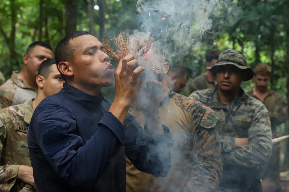 Combined Jungle Operations Course Primitive Fire and Water Filtration