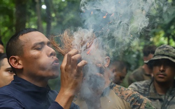 Combined Jungle Operations Course Primitive Fire and Water Filtration