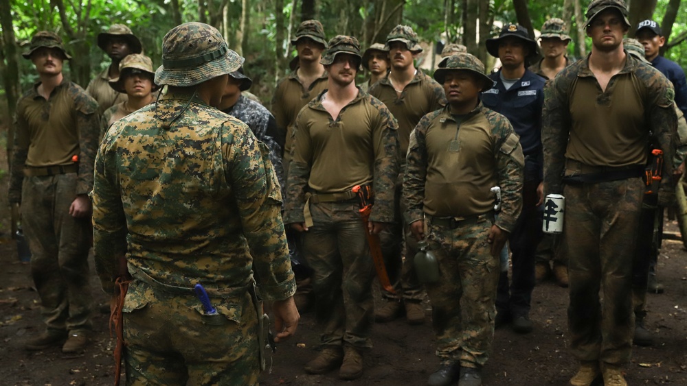 Combined Jungle Operations Course Primitive Fire and Water Filtration