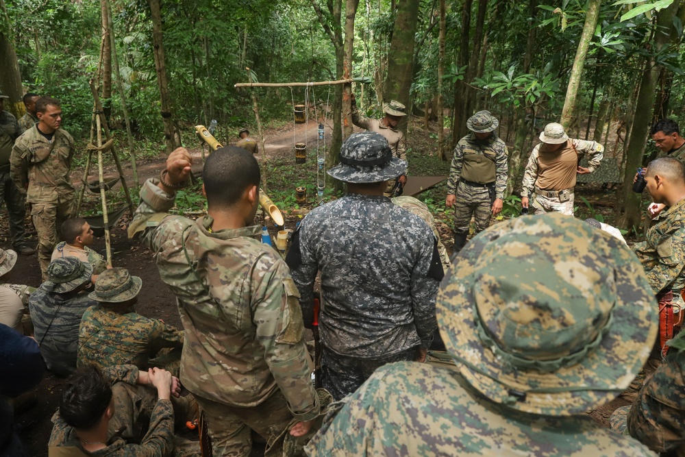 Combined Jungle Operations Course Primitive Fire and Water Filtration
