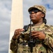 A Mississippi Army National Guard Soldier on Patrol at the Washington Monument