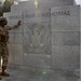 A Mississippi Army National Guard Soldier at the World War II Memorial