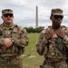 Mississippi Army National Guard Soldiers patrol on the National Mall