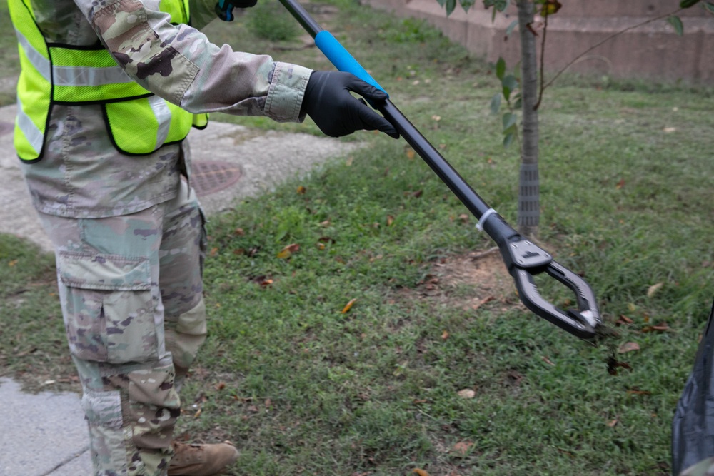DC National Guard Beautification on 19th Street SE