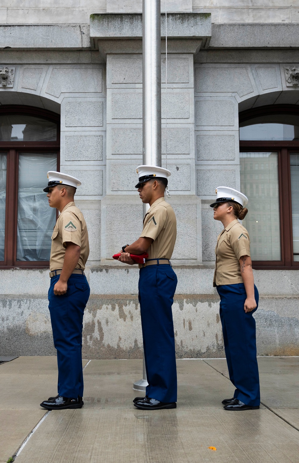 NMC 250: Flag raising ceremony